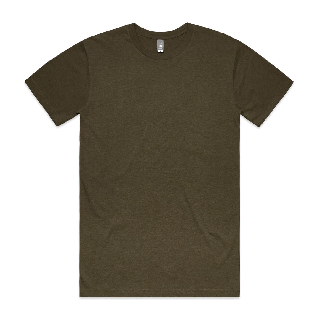 House of Uniforms The Staple Marle Tee | Mens | Short Sleeve AS Colour Army Marle