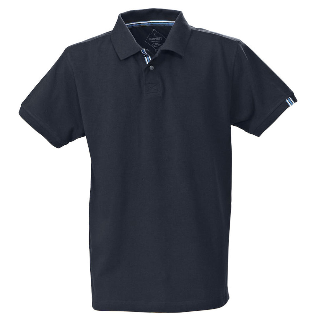 House of Uniforms The Avon Polo | Mens | Short Sleeve James Harvest Navy