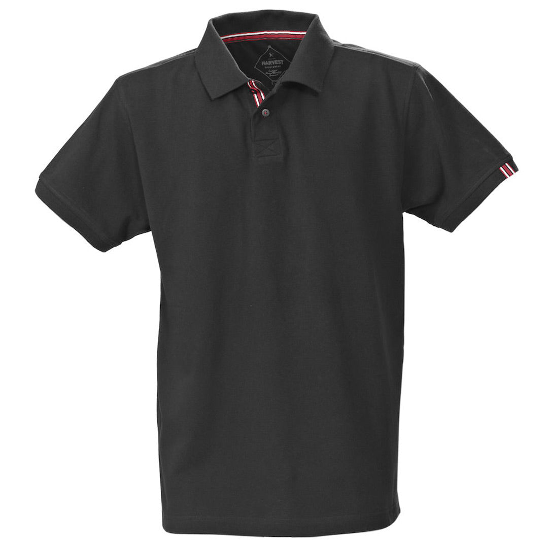 House of Uniforms The Avon Polo | Mens | Short Sleeve James Harvest Black