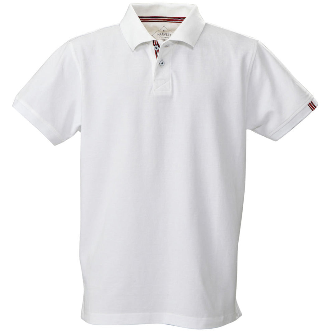 House of Uniforms The Avon Polo | Mens | Short Sleeve James Harvest White