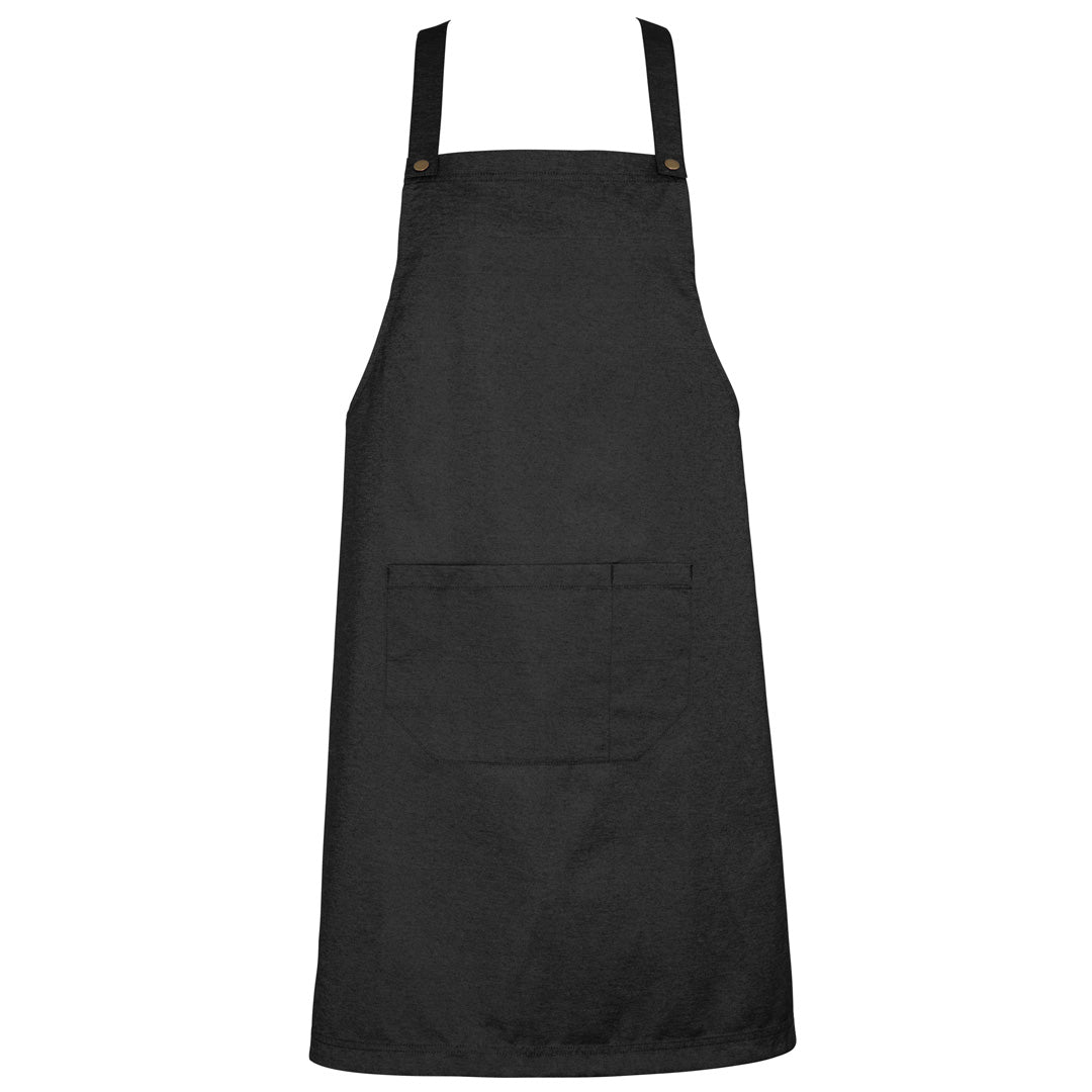 House of Uniforms The Urban Bib Apron | Adults | Cross Back Biz Collection One Size (80cms x 90cms)