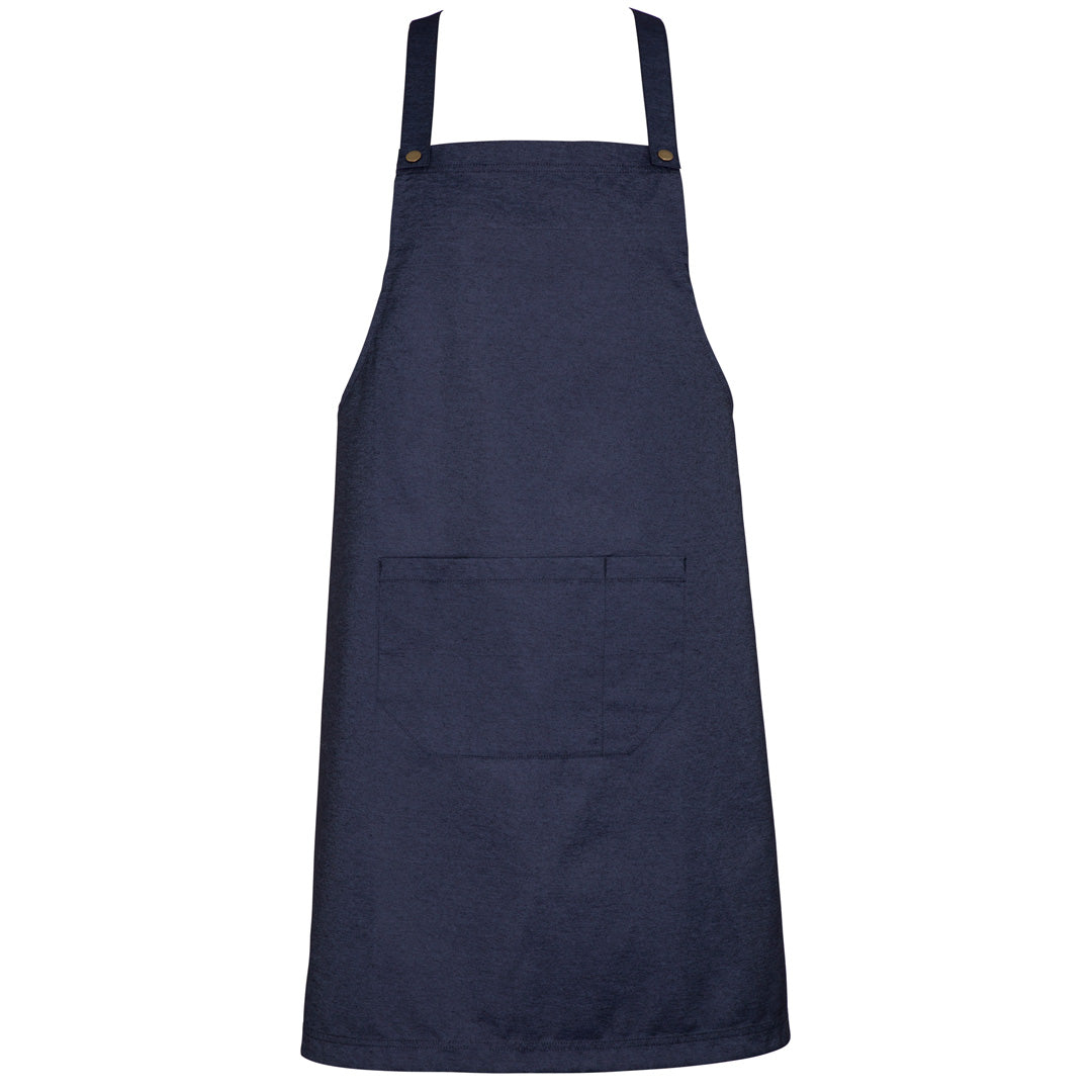 House of Uniforms The Urban Bib Apron | Adults | Cross Back Biz Collection One Size (80cms x 90cms)