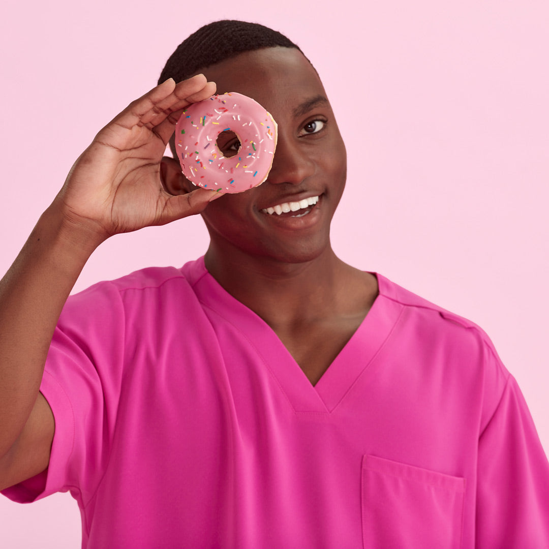 House of Uniforms The Pink Scrub Top | Unisex Biz Care 