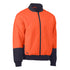 House of Uniforms The Two Tone Bomber Jacket | Hi Vis | Mens Bisley Orange/Navy
