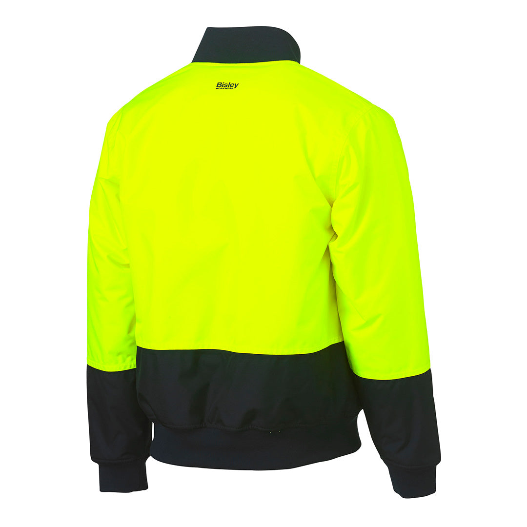 House of Uniforms The Two Tone Bomber Jacket | Hi Vis | Mens Bisley