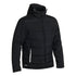 House of Uniforms The Puffer Jacket | Adjustable Hood | Mens Bisley Black
