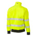 House of Uniforms The Taped Soft Shell Bomber Jacket | Hi Vis | Mens Bisley