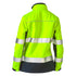 House of Uniforms The Taped Two Tone Hi Vis Soft Shell Jacket | Ladies Bisley