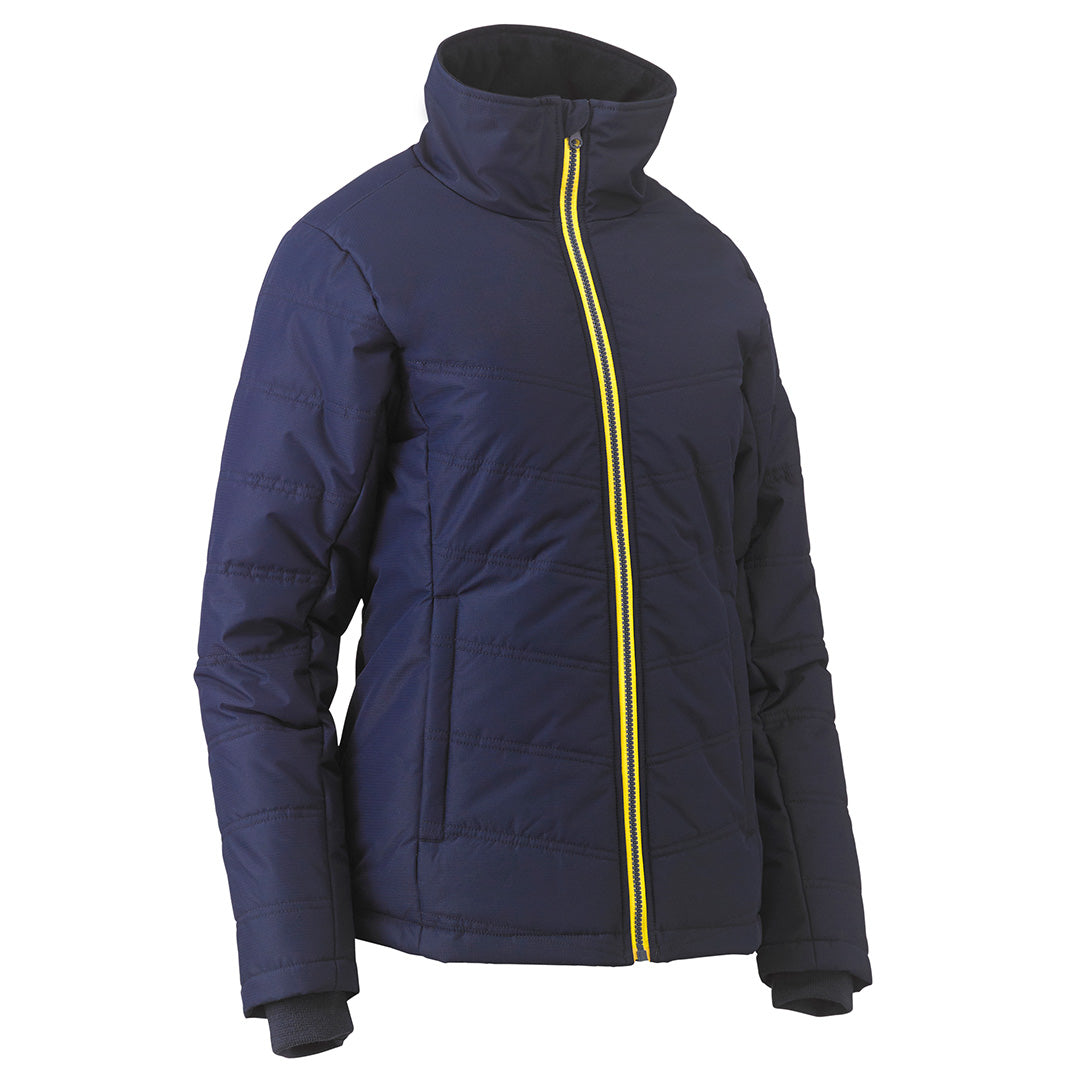 House of Uniforms The Quilted Puffer Jacket | Ladies Bisley Navy