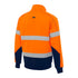 House of Uniforms The Taped 1/4 zip Fleece Pullover | Hi Vis | Mens Bisley