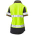 House of Uniforms The Two Tone Taped Hi Vis Polo | Short Sleeve | Ladies Bisley