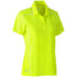 House of Uniforms The Cool Mesh Reflective Polo | Ladies Bisley Hi Vis Yellow