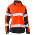 House of Uniforms The Two Tone Taped Hi Vis Polo | Long Sleeve | Ladies Bisley Orange