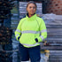 House of Uniforms The Taped Hi Vis Fleece Jumper | Ladies Bisley