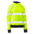 House of Uniforms The Taped Hi Vis Fleece Jumper | Ladies Bisley Hi Vis Yellow