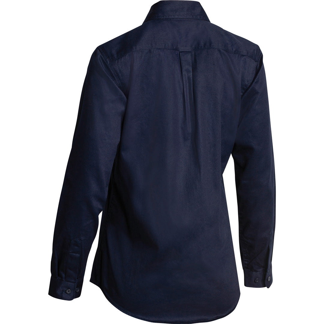 House of Uniforms The Basic Drill Shirt | Long Sleeve | Ladies Bisley