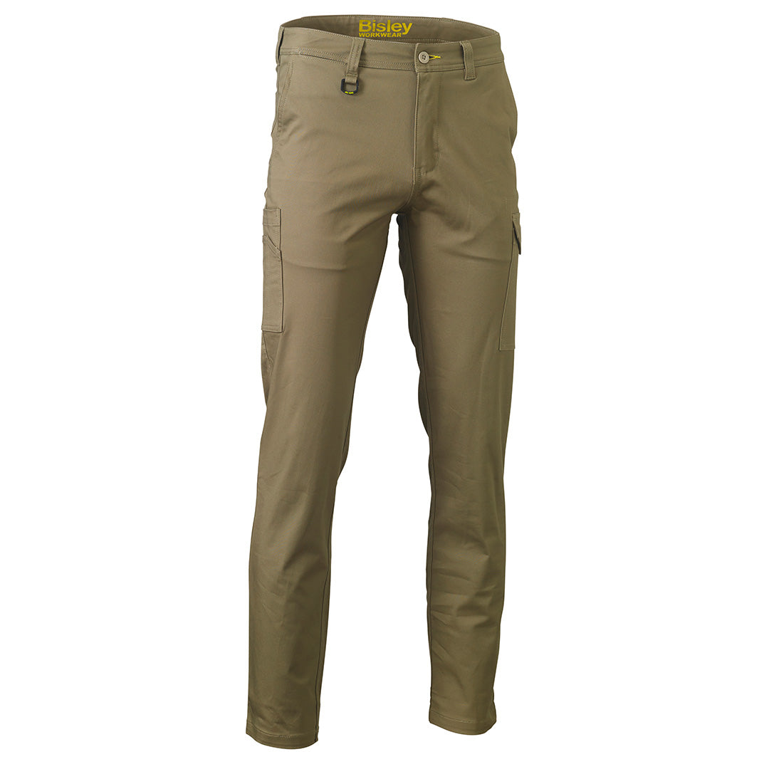 House of Uniforms The Stretch Cotton Drill Work Pant | Mens Bisley Khaki