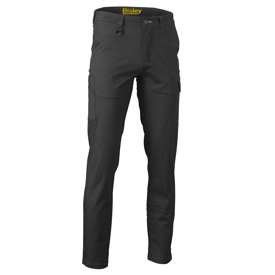 House of Uniforms The Stretch Cotton Drill Cargo Pant | Mens Bisley Black