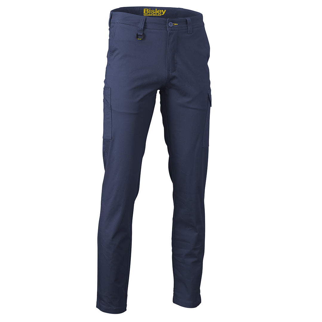 House of Uniforms The Stretch Cotton Drill Cargo Pant | Mens Bisley Navy