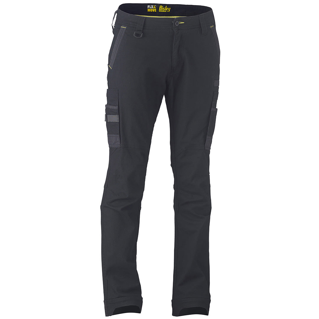 House of Uniforms The Flex and Move Utility Cargo Pant | Mens Bisley Black