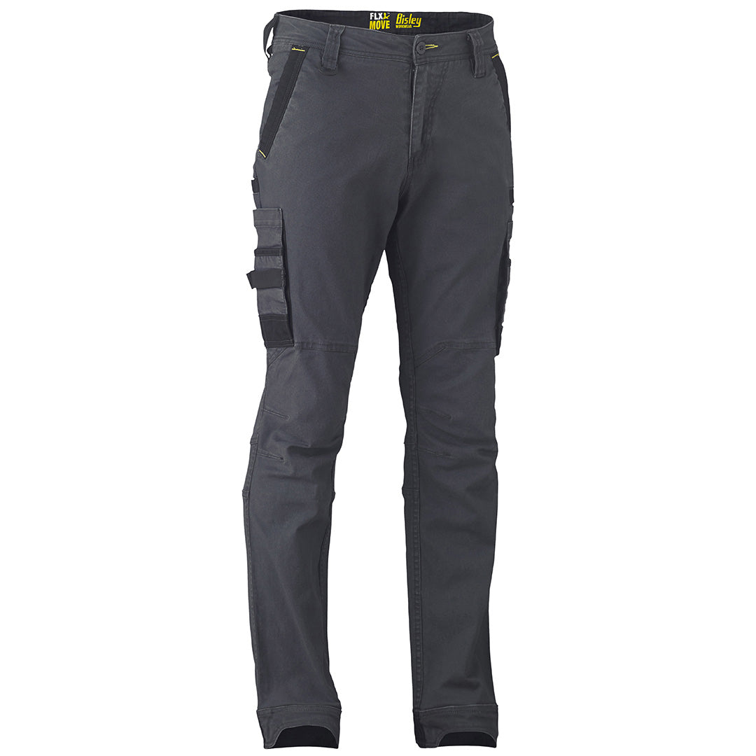 House of Uniforms The Flex and Move Utility Cargo Pant | Mens Bisley Charcoal