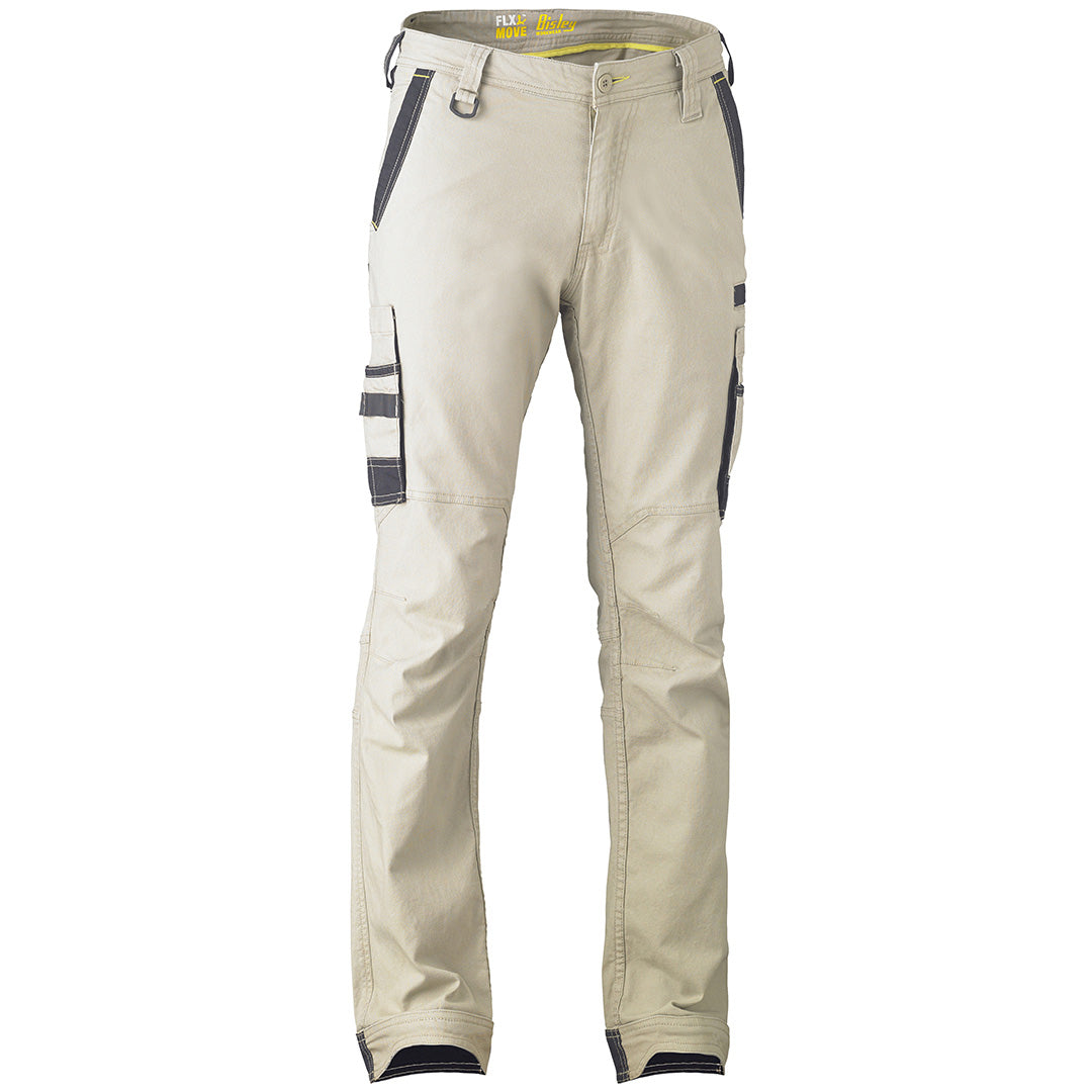 House of Uniforms The Flex and Move Utility Cargo Pant | Mens Bisley Stone