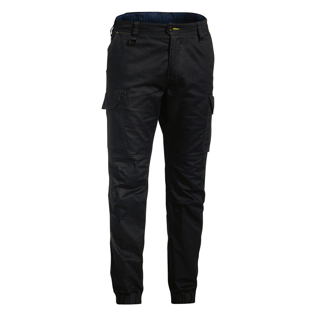 House of Uniforms The X Airflow Ripstop Stovepipe Engineered Cargo Pant | Mens Bisley Black