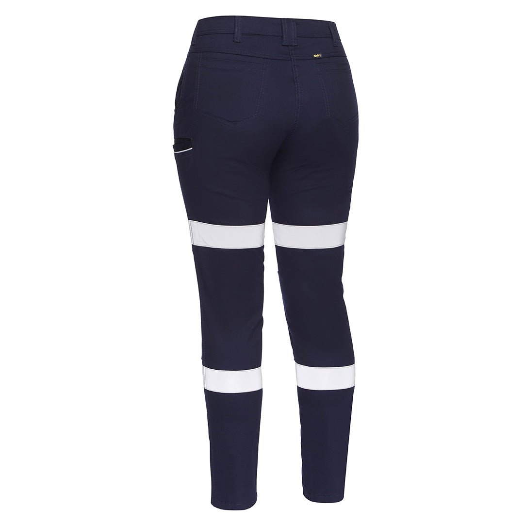 House of Uniforms The Taped Mid Rise Stretch Cotton Pant | Ladies Bisley