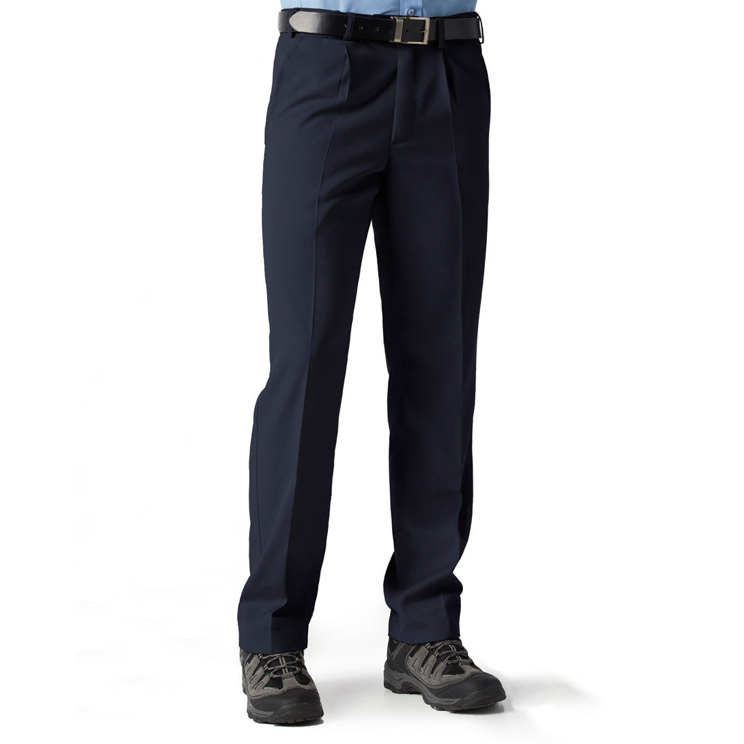 House of Uniforms The Detroit Pant | Mens Biz Collection Navy