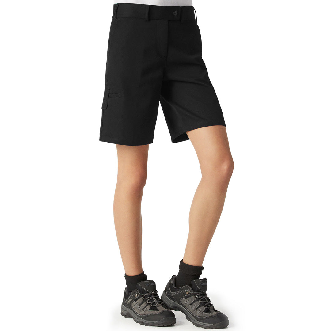 House of Uniforms The Detroit Short | Ladies Biz Collection Black