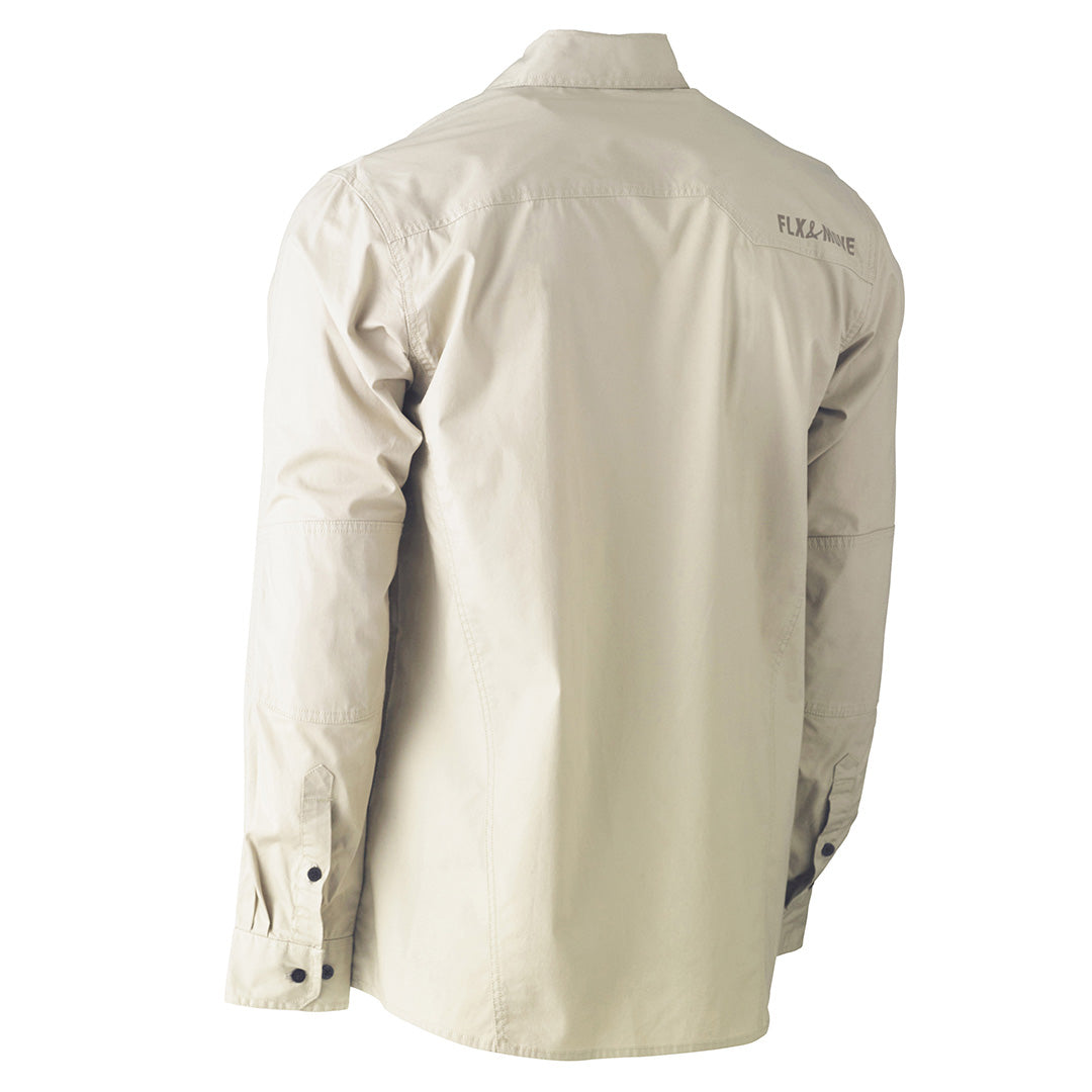 House of Uniforms The Flex and Move Utility Shirt | Long Sleeve | Mens Bisley