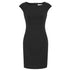 House of Uniforms The Audrey Dress | Cap Sleeve Biz Collection Black