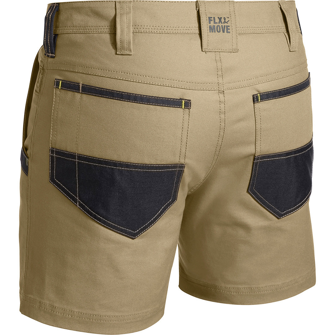 House of Uniforms The Flex and Move Stretch Short | Mens Bisley