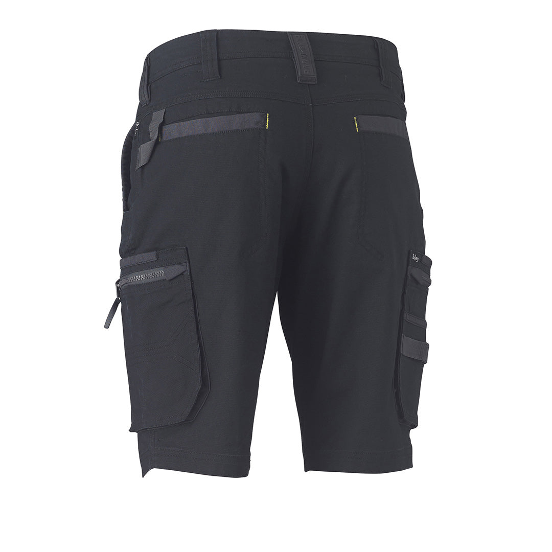 House of Uniforms The Flex and Move Utility Zip Cargo Short | Mens Bisley