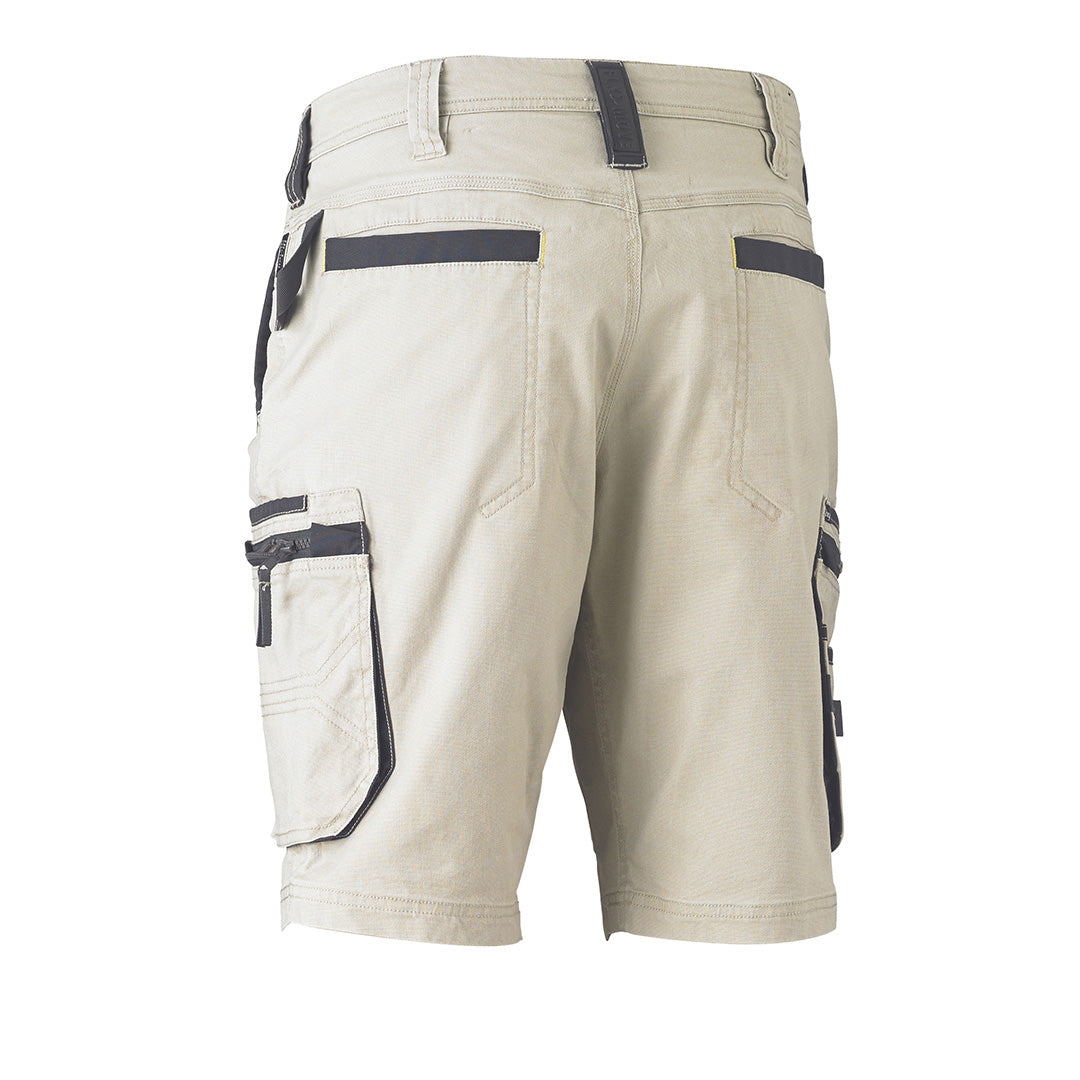 House of Uniforms The Flex and Move Utility Zip Cargo Short | Mens Bisley