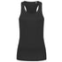 House of Uniforms The Active Sports Singlet | Ladies Stedman Black