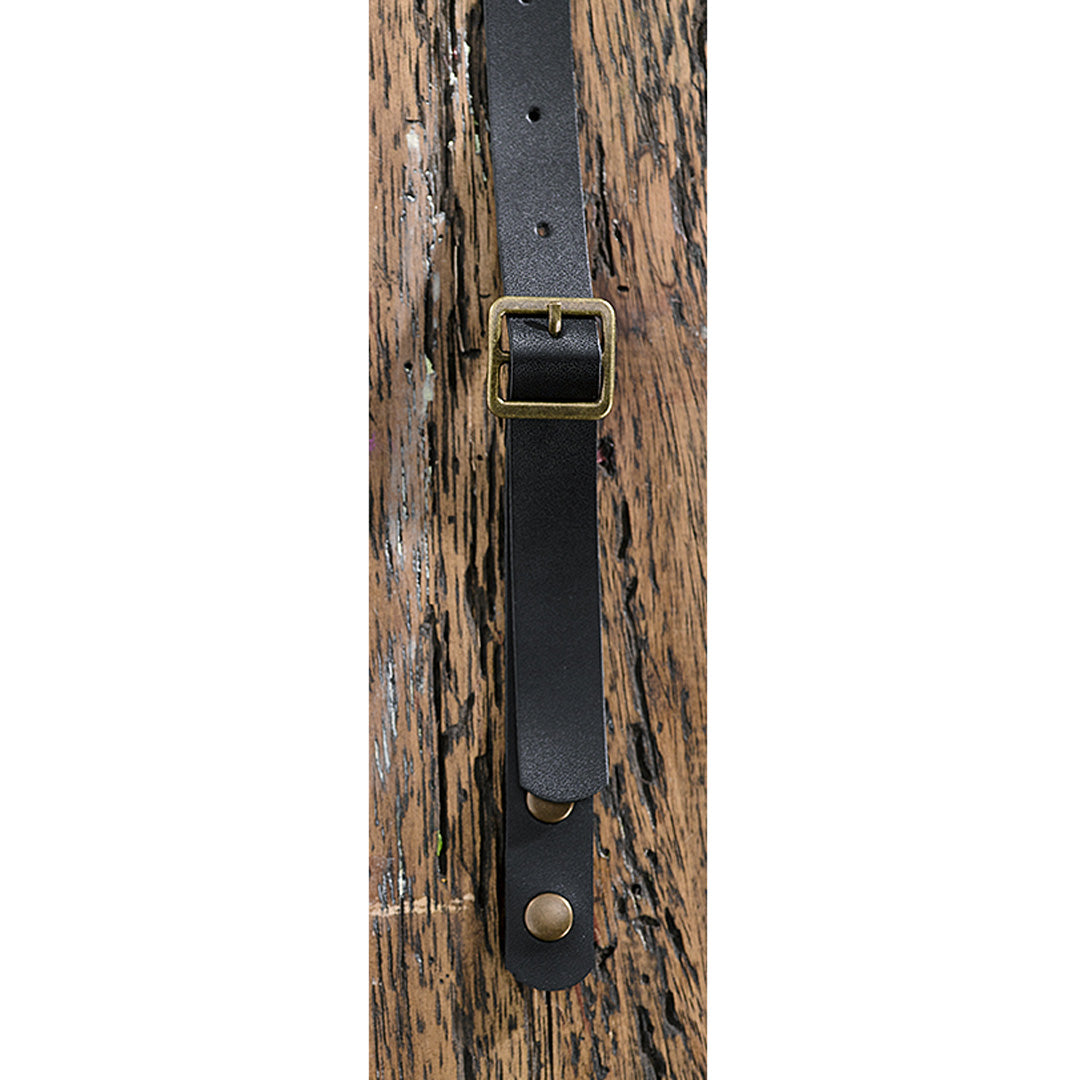 House of Uniforms The PVC Apron Strap | for selected Bib Aprons Identitee Black