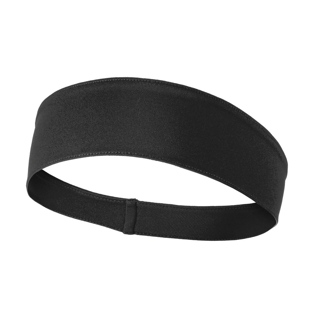 House of Uniforms The Competitor Headband | Adults Sport-Tek Black