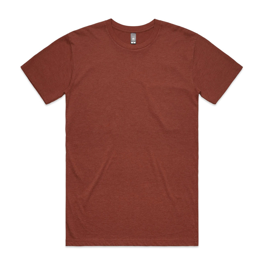 House of Uniforms The Staple Marle Tee | Mens | Short Sleeve AS Colour Brick Marle