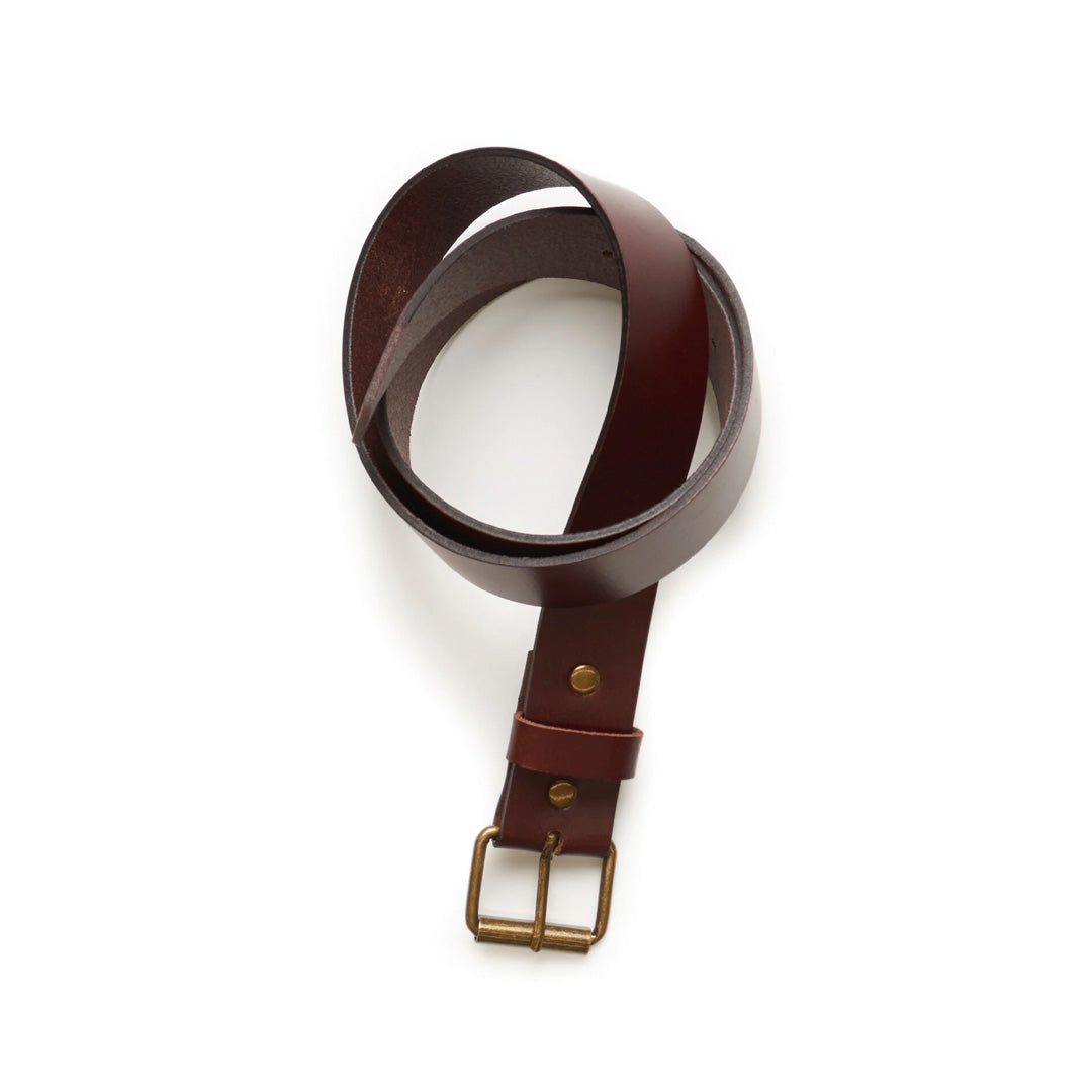 House of Uniforms The Leather Belt | Mens AS Colour Brown