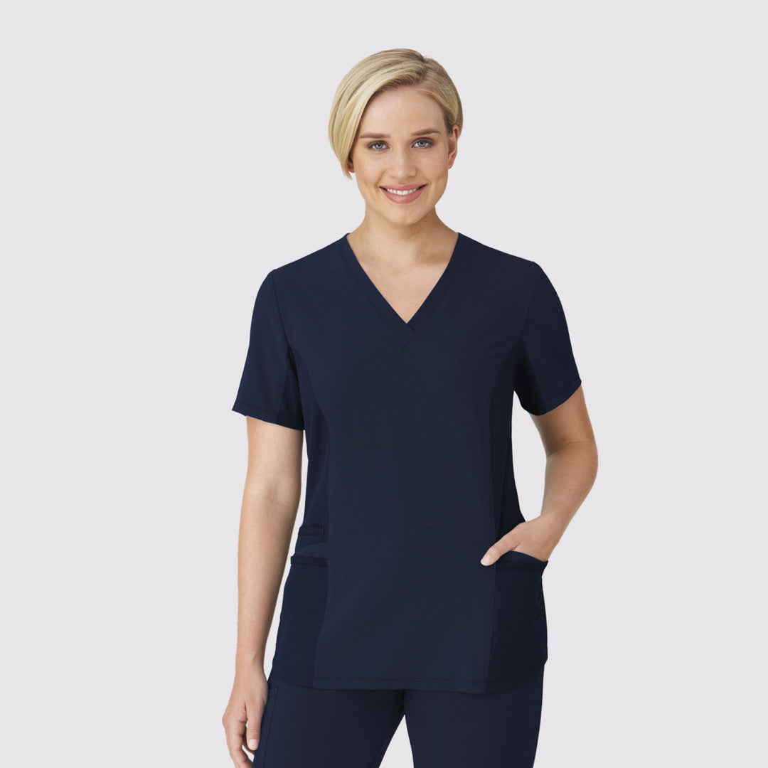 House of Uniforms The City Active Scrub Top | Ladies City Collection 