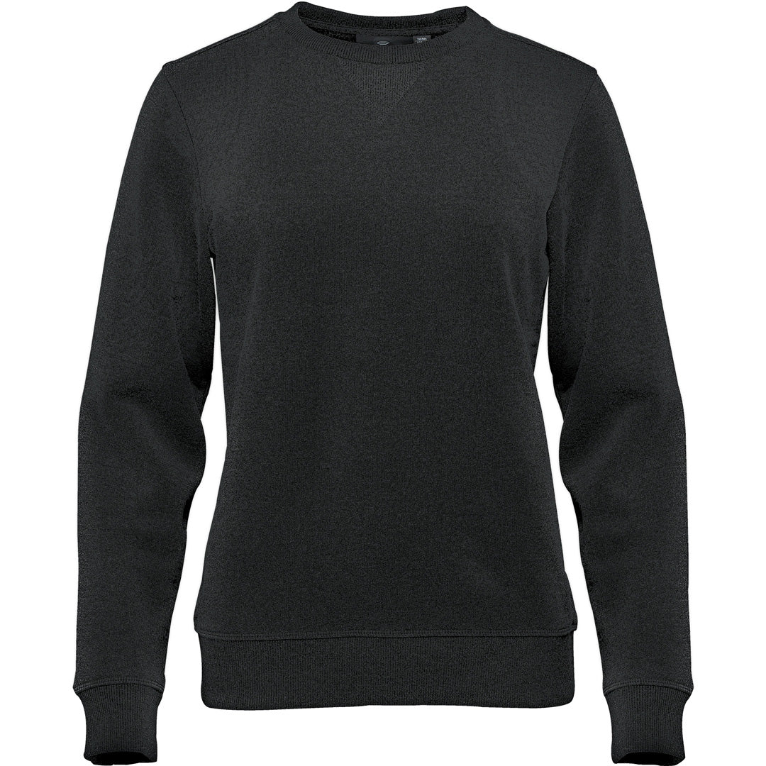 House of Uniforms The Yukon Crew Jumper | Ladies Stormtech Black