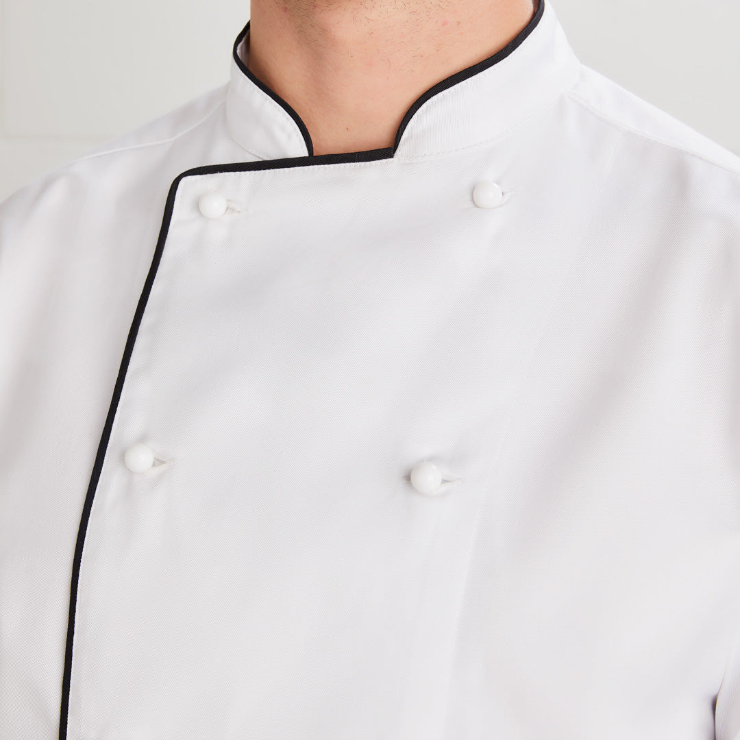 House of Uniforms The Al Dente Chefs Jacket | Long Sleeve | Mens Yes! Chef