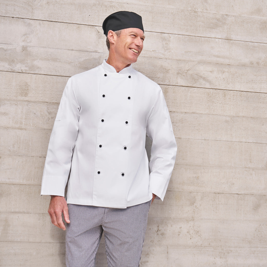 House of Uniforms The Al Dente Chefs Jacket | Long Sleeve | Mens Yes! Chef