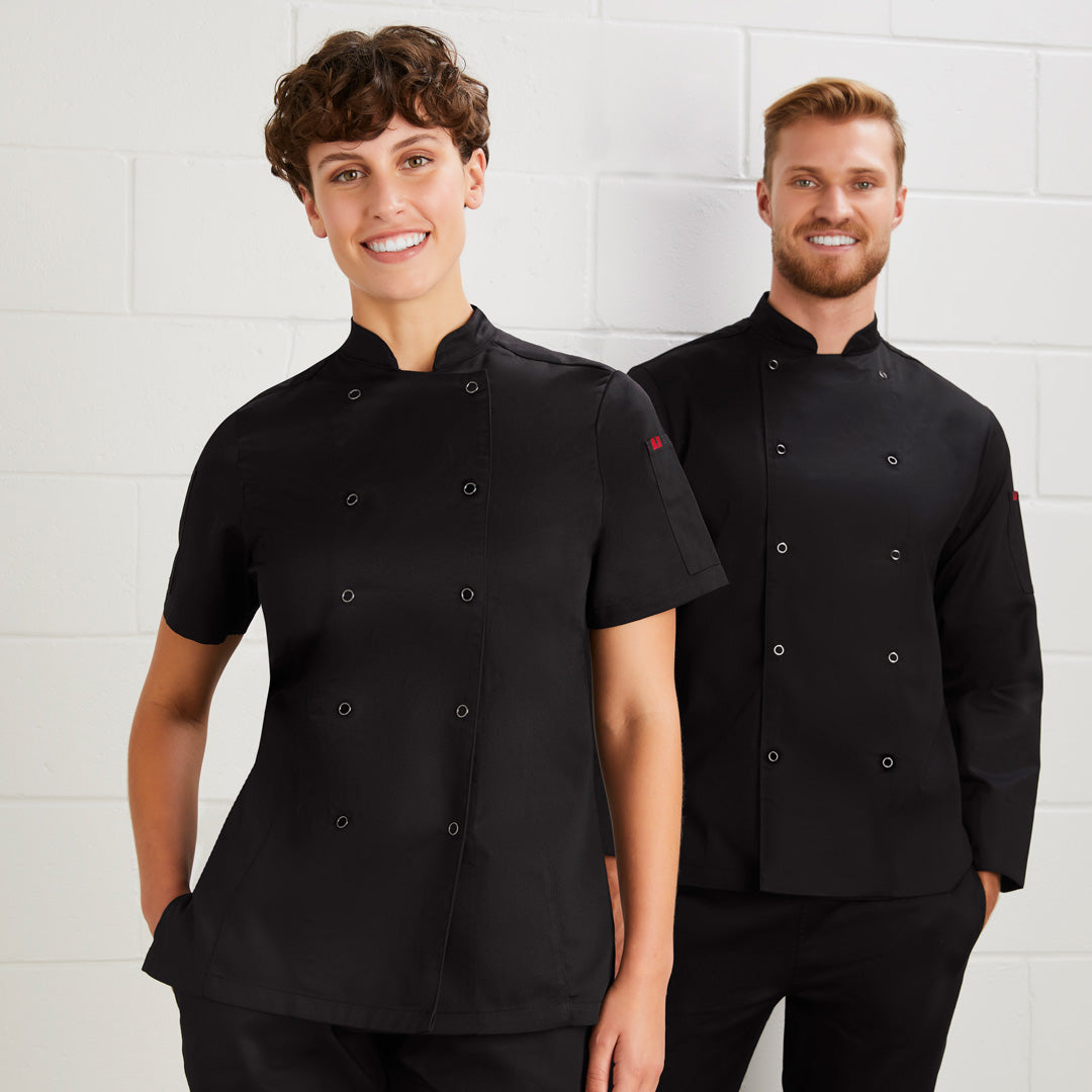 House of Uniforms The Zest Chefs Jacket | Short Sleeve | Ladies Yes! Chef