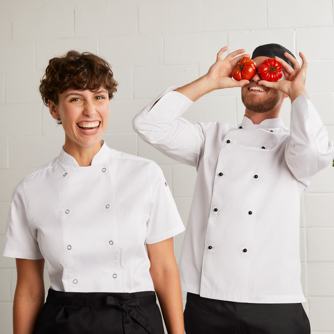 House of Uniforms The Zest Chefs Jacket | Short Sleeve | Ladies Yes! Chef