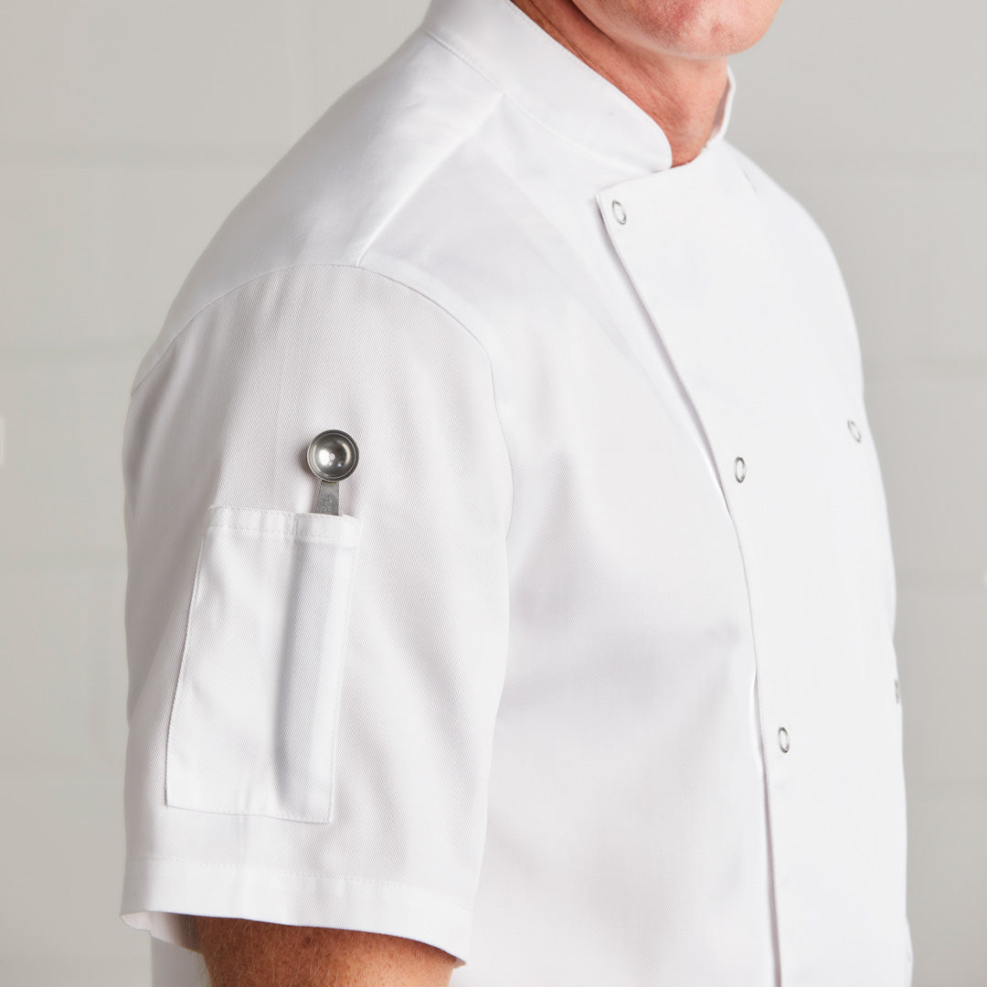 House of Uniforms The Zest Chefs Jacket | Short & Long Sleeve | Mens Yes! Chef