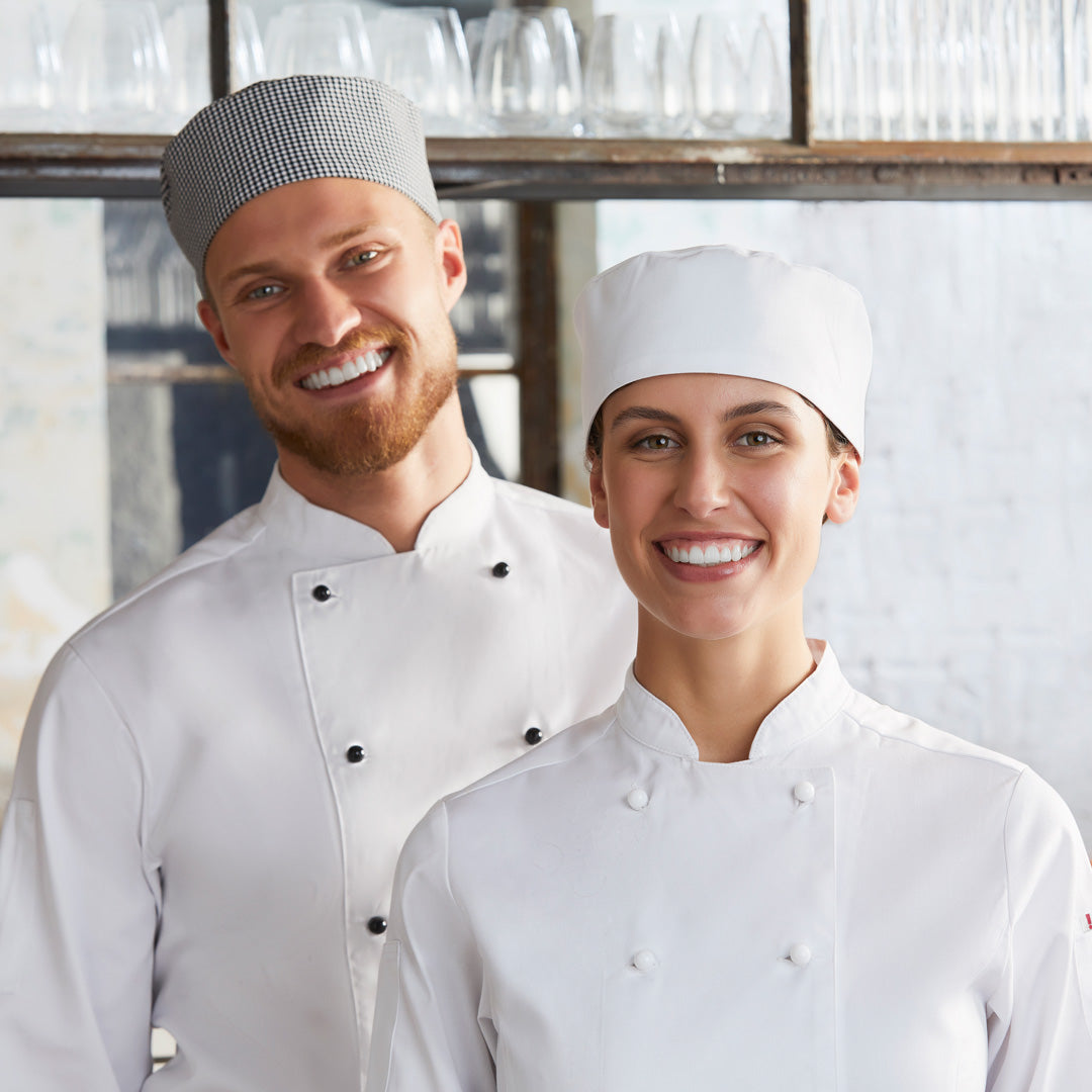 House of Uniforms The Flat Top Chefs Hat | Adults Yes! Chef
