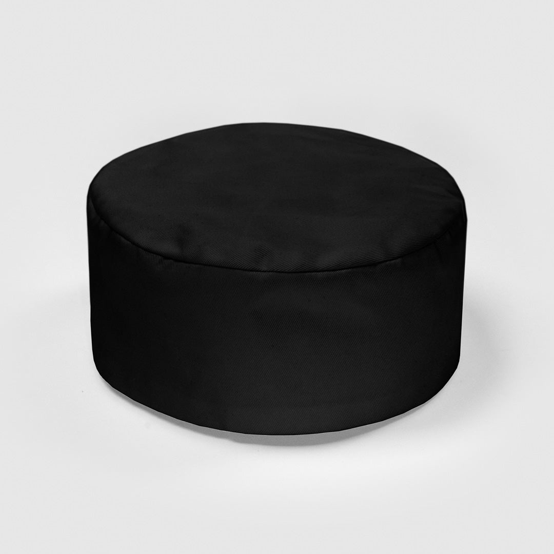 House of Uniforms The Flat Top Chefs Hat | Adults Yes! Chef Black