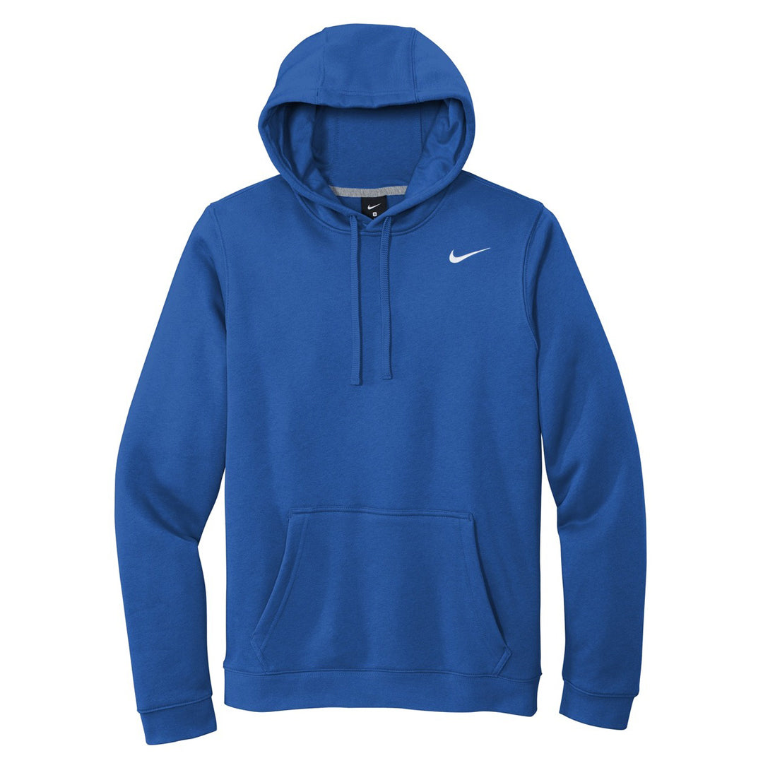 House of Uniforms The Club Fleece Pullover Hoodie | Mens Nike Royal